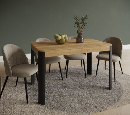 Черный фон-галифакс натуральный