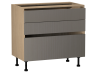 Стол с ящиками СЯ-90, Женева (900*520*870) Дуб Палермо/Серый камень , 22021