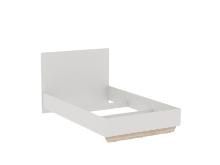 Кровать 1200, Аврора (1266*2063*1004) Дуб Мария/Кашемир, 12706