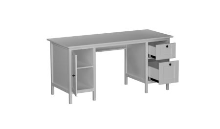 Стол письменный, Фрея (1550*650*744) Белый, 31904