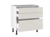 Стол с ящиками СЯ-80 Start Soft Boyard, Виста (800*523*870) Экокожа Белый, 26222