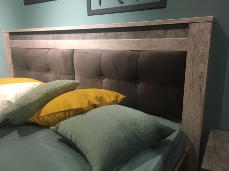 Мягкая вставка изголовья кровати Люкс 1800, Денвер (1760*365*60) Коричневый, 910514