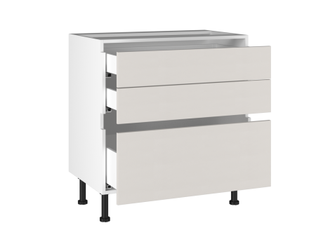 Стол с ящиками СЯ-80 Start Soft Boyard, Виста (800*523*870) Экокожа Белый, 26222