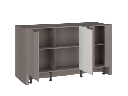 Барная стойка 155 Волна, Фьюжн (1550*600*870) Мокко, 27102