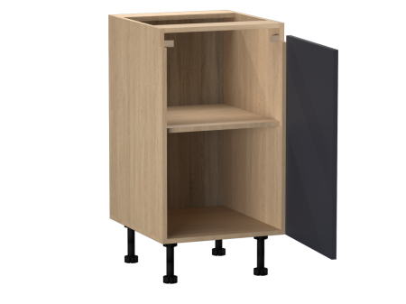 Стол С-45, Женева (450*520*870) Дуб Палермо/Синий матовый, 22504