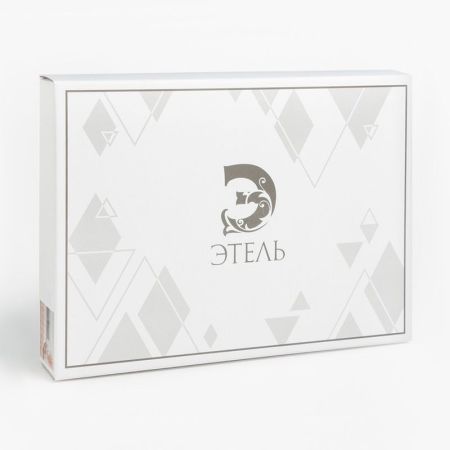 Покрывало  хлопковое Этель "Листопад"  (200*240) Белый,Серый, 7548527