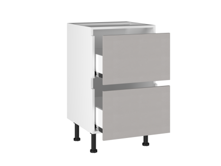 Стол с ящиками СЯ-(2)-50, Виста (500*523*870) Экокожа Бежевый, 26412