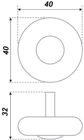 Мебельная ручка , RC520Br.4