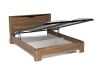 Кровать Люкс 1600 с подъемным механизмом, Гарда (1674*2141*1000) Дуб галифакс табак