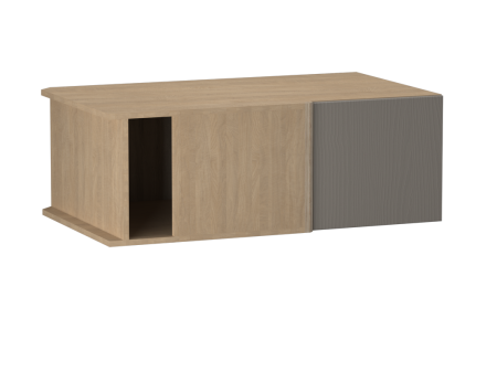 Шкаф АГУ-100, Женева (1000*600*360) Дуб Палермо/Серый камень , 22057