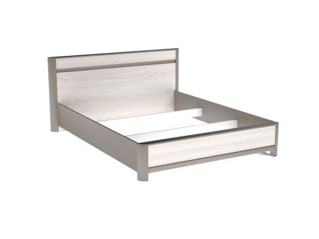 Кровать  1600, Лацио (1800*2164*900) Серый камень, 11014