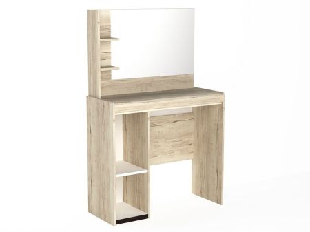 Туалетный столик, Мале (932*384*1451) Дуб галифакс белый, 11225