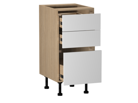 Стол с ящиками СЯ-40, Женева (400*520*870) Дуб Палермо/Белый матовый, 22416