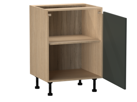 Стол С-60, Женева (600*520*870) Дуб Палермо/Зеленый матовый, 21979