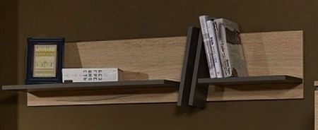 Полка навесная, Стреза (1200*200*300) Дуб Галифакс натуральный, 30603