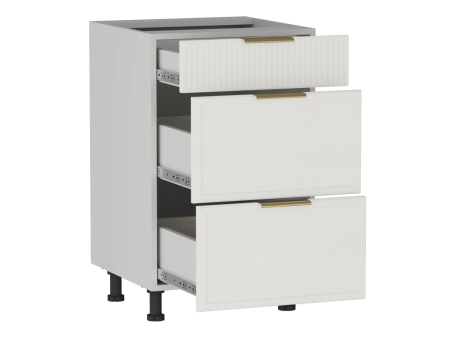 Стол с ящиками СЯ-50 (140/284), Берта (500*528*820) Экокожа Белый, 25323