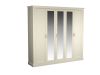 Шкаф 5-дверный, Сиена (2473*548*2300) Береза бежевая, 12337