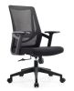 Кресло офисное,вращающееся LJ-2201В BLACK (610*500*1070), LJ-2201В BLACK ИМП