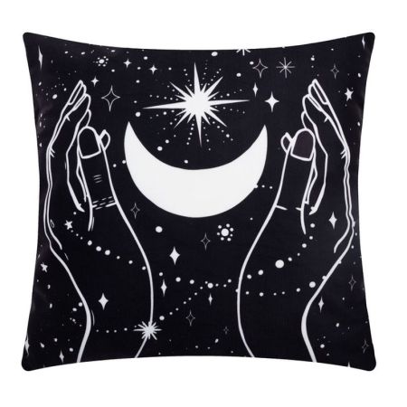 Наволочка  декоративная "Этель" Moon  (40*40) Черный, 7029998