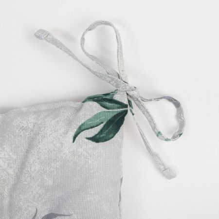 Подушка д/стула  "Доляна" Tropics  (42*42*7) Зеленый, 7533959