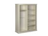 Шкаф-купе 2-х дверный, Сиена (1814*654*2304), двери комбинированные, Береза бежевая