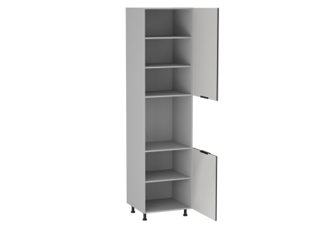 Шкаф-пенал 960 ПГ-60, Ватель (600*566*2406) Экокожа Серый, 23335