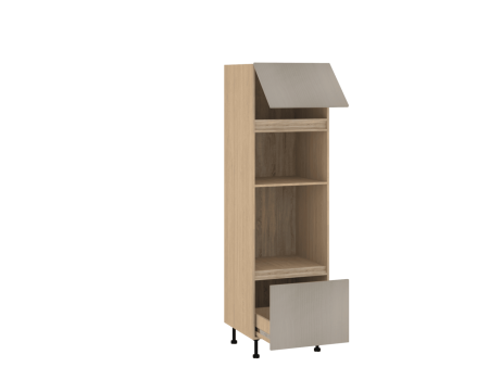 Пенал П-1Н, Женева (600*586*2066) Дуб Палермо/Серый камень , 220992