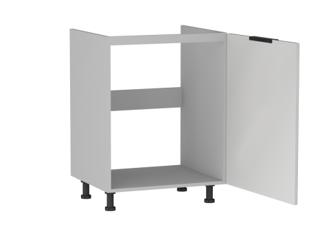 Стол под мойку СМ-60, Ватель (600*520*820) Экокожа Белый, 23909