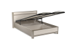 Кровать 1400 с подъемным механизмом, Лацио (1600*2164*900) Серый камень