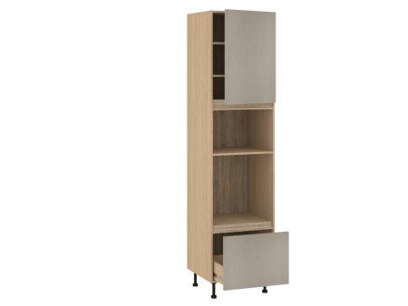 Пенал П-1В, Женева (600*586*2456) Дуб Палермо/Серый камень , 220991