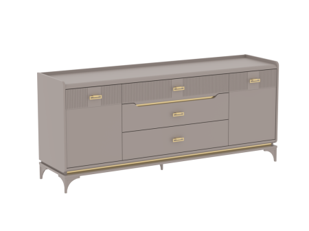 Доп.крышка на комод широкий, Сиде (1768*396*16) Мокко, 12625