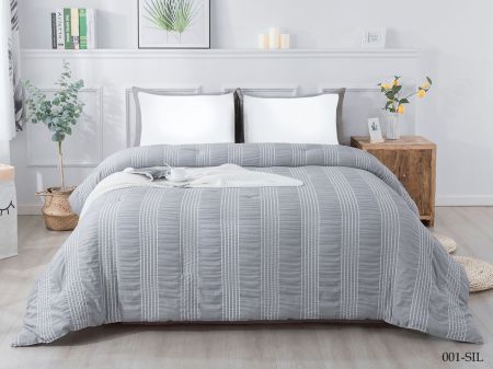 Покрывало  Cleo "SILVER"  (260*230) Серый, 230/001-SIL
