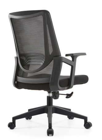Кресло офисное,вращающееся LJ-2201В BLACK (610*500*1070), LJ-2201В BLACK ИМП