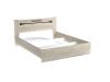 Кровать  1600, Мале (1658*2069*905) Дуб галифакс белый, 11207