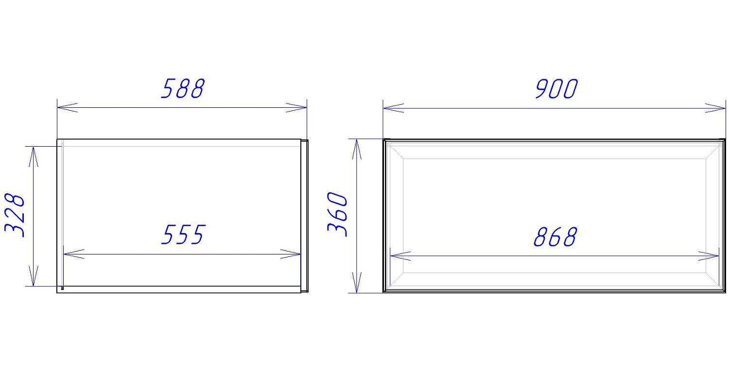 Шкаф АС-90, Женева (900*586*360) Дуб Палермо, 21937