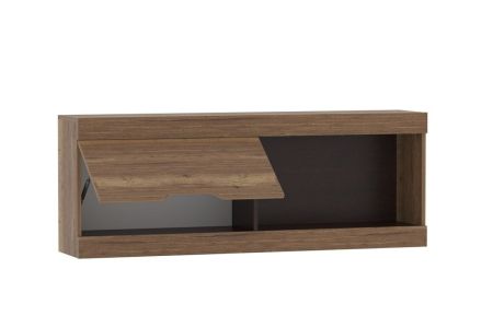 Шкаф-полка навесная 1400 NEW, Гарда (1400*282*522) Дуб галифакс Табак, 31620