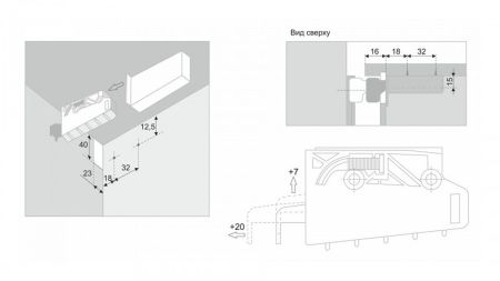 Навес для шкафа , CH04