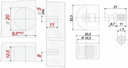 Стяжка , ST01/49/3/GR/01