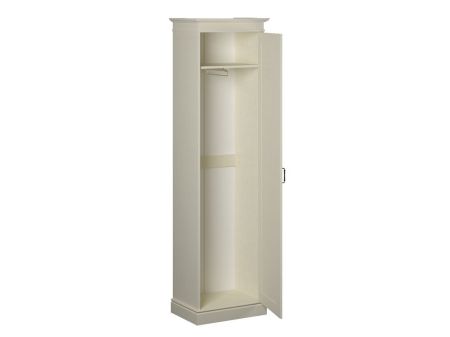 Шкаф для одежды 1-но дверный, Сиена (595*406*2100) Береза бежевая, 31803