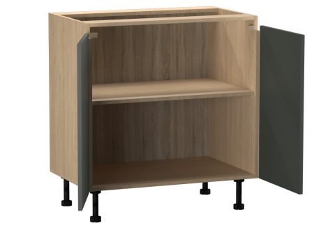 Стол С-80, Женева (800*520*870) Дуб Палермо/Зеленый матовый, 21914