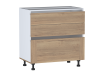 Стол с ящиками СЯ-80 NEW, Сити (800*470*820) Дуб Галифакс натуральный, 20848