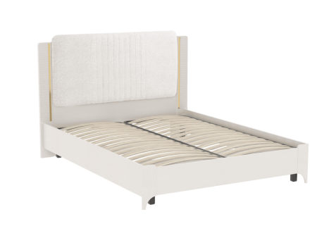 Кровать 1600 NEW, Сиде (1692*2082*1200) Белый, 12929