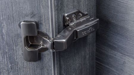 Мебельная петля без пружины и ответной планки LINE PUSH 45° H946C02/BN, H946C02/BN