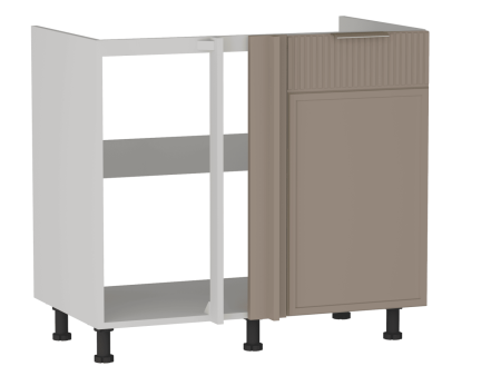 Стол под мойку угловой СМУ-100, Берта (900*554*820) Мокко, 25118