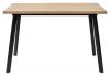 Стол ФИН 1200/1500*700 см Дуб Канзас/каркас черный, 464M05834