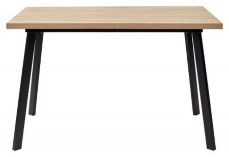 Стол ФИН 1200/1500*700 см Дуб Канзас/каркас черный, 464M05834