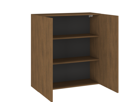 Шкаф 960 ШГ-90 2-дверный, Фьюжн (900*316*960) Дуб Каселла коричневый, 27169