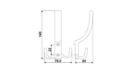 Мебельный крючок , K305SC.6