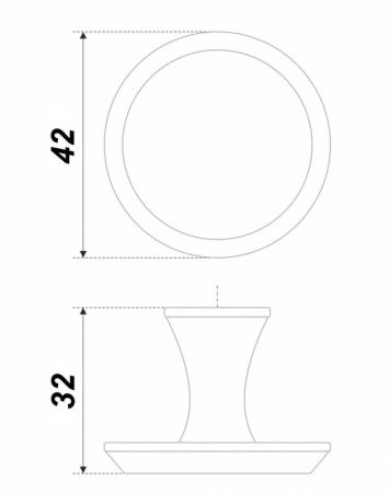 Мебельная ручка UTA mini, RC306MBSN.4