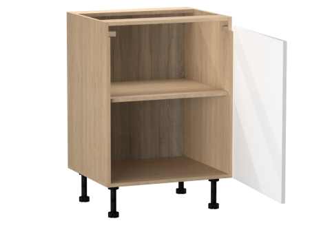 Стол С-60, Женева (600*520*870) Дуб Палермо/Белый матовый, 22405